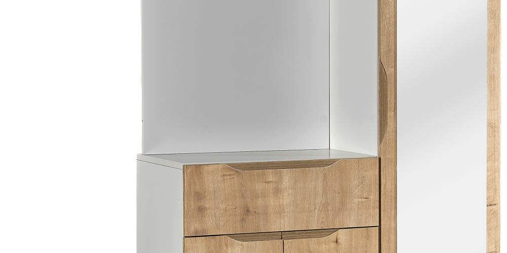 Alya Tek Kapaklı Portmanto Mozambik-Safir Meşe