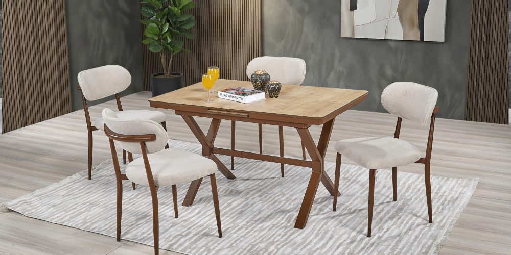 Asansörlü Mdf Masa Meşe