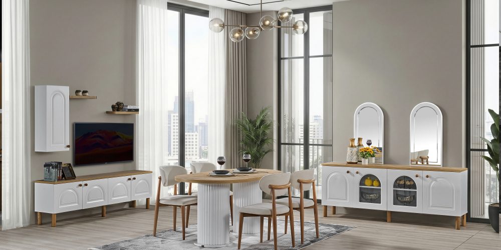 Bohem Yemek Odası Takımı