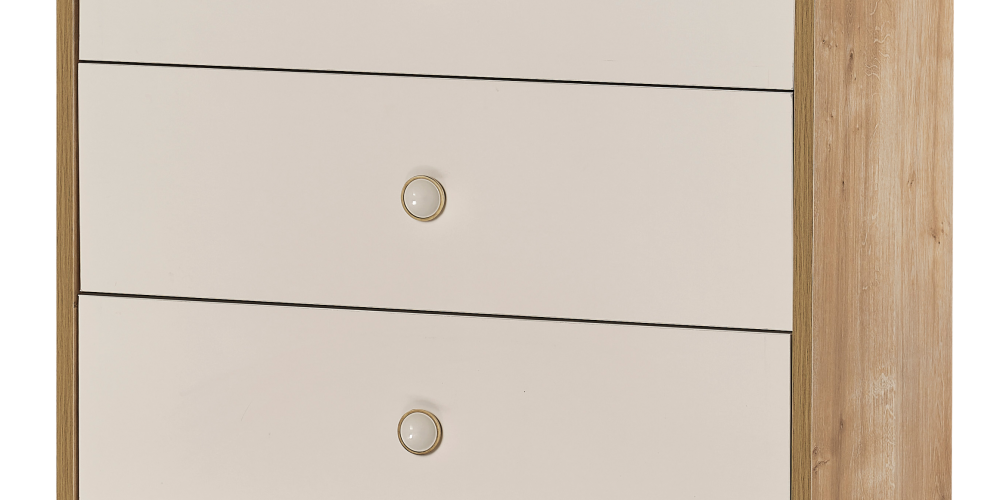 Lotus Şifonyer Meşe-Krem