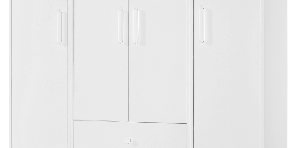 Lotus 2 Kapılı Dolap Beyaz