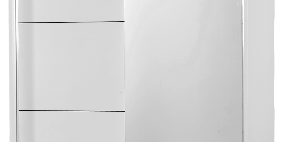 Makro 130’luk Sürgülü Dolap Beyaz