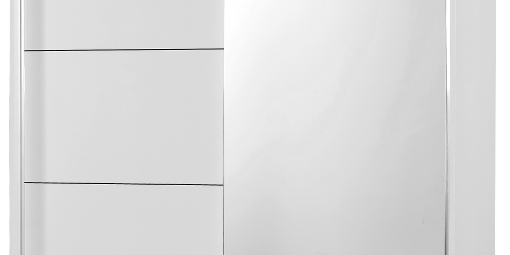 Makro 160’lık Sürgülü Dolap Beyaz