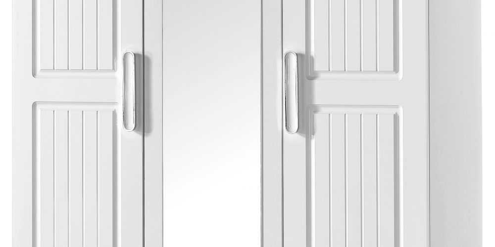 Sedef 3 Kapılı Dolap Beyaz