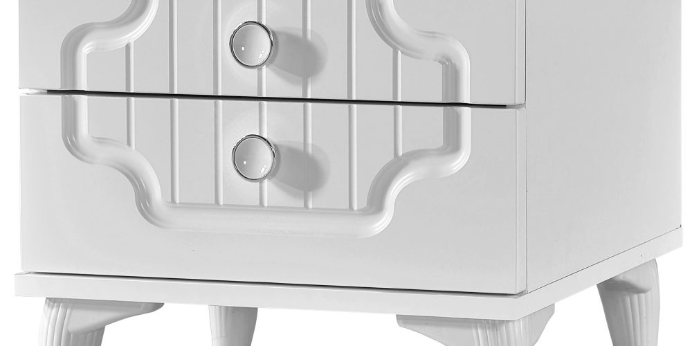 Sedef Komodin Beyaz Adet